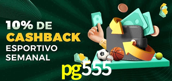 10% de bônus de cashback na pg555